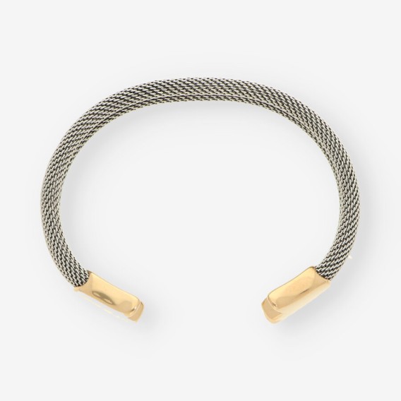 Esclava tulipÃ¡n acero y oro TOUS