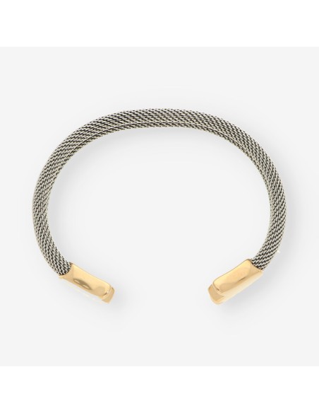 Esclava tulipÃ¡n acero y oro TOUS