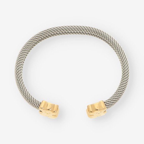 Esclava acero y oro oso TOUS