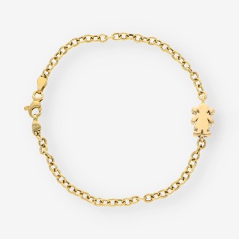 Pulsera niÃ±a TOUS oro 2