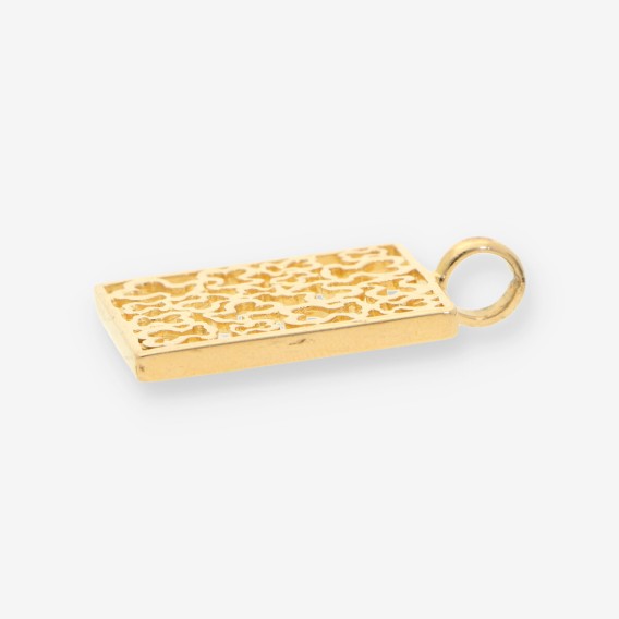 Colgante calado oso oro TOUS