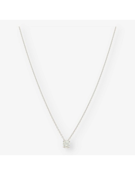 Colgante en oro blanco 18kt con brillante NUEVO