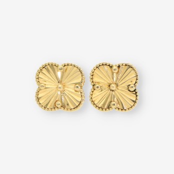 Pendientes Trebol oro