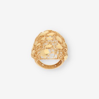 Anillo filigrana oro