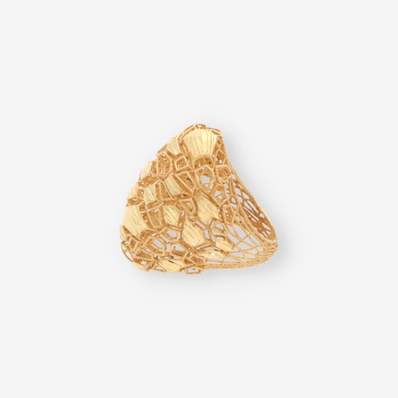 Anillo filigrana oro