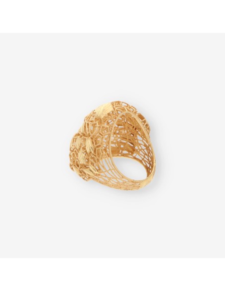Anillo filigrana oro