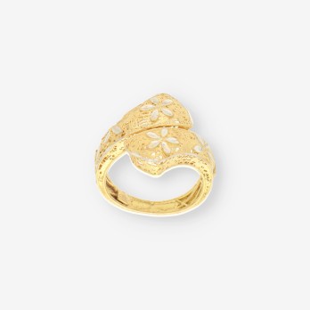 Anillo oro blanco y oro amarillo 2