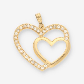 Colgante corazÃ³n oro
