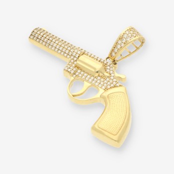 Colgante pistola oro 2