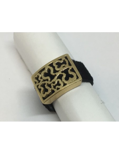 Sortija Tous en terciopelo y oro