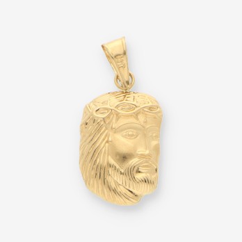 Colgante cara Cristo oro