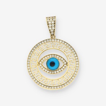 Colgante ojo turco oro
