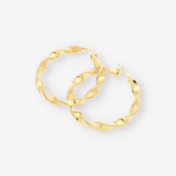 Pendientes aro oro Graziella 2