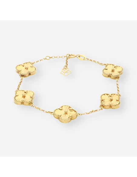 Pulsera Trebol oro