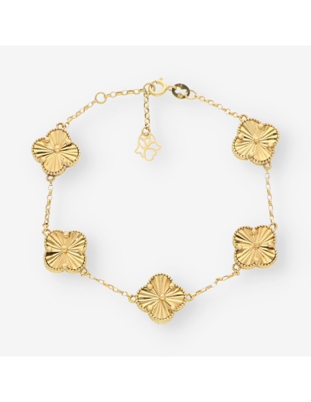 Pulsera Trebol oro