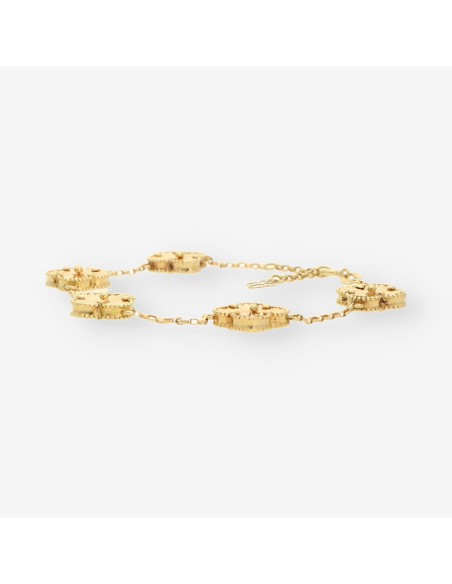 Pulsera Trebol oro