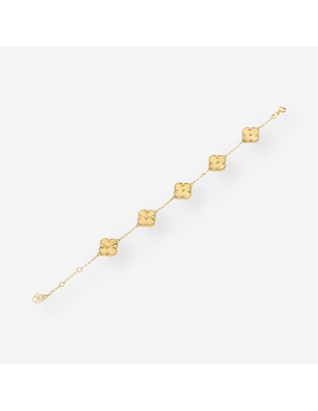 Pulsera Trebol oro