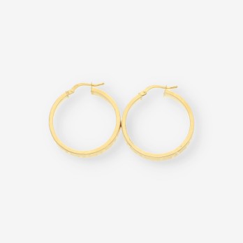 Pendientes aro aro dibujo Versace