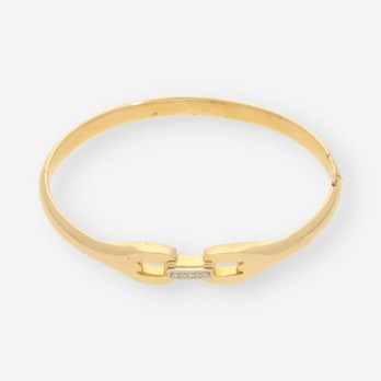 Esclava oro y brillantes