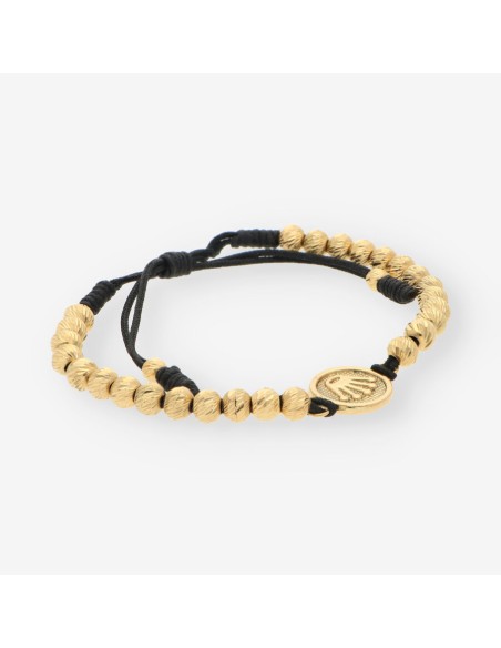 Pulsera hilo y oro