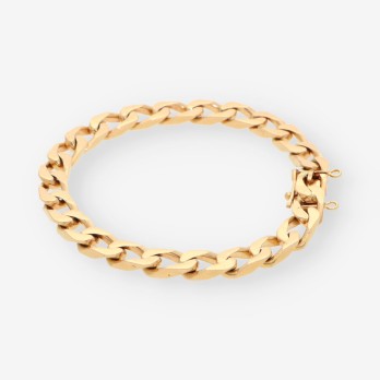 Pulsera oro barbada