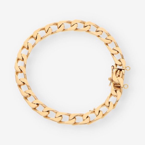 Pulsera oro barbada