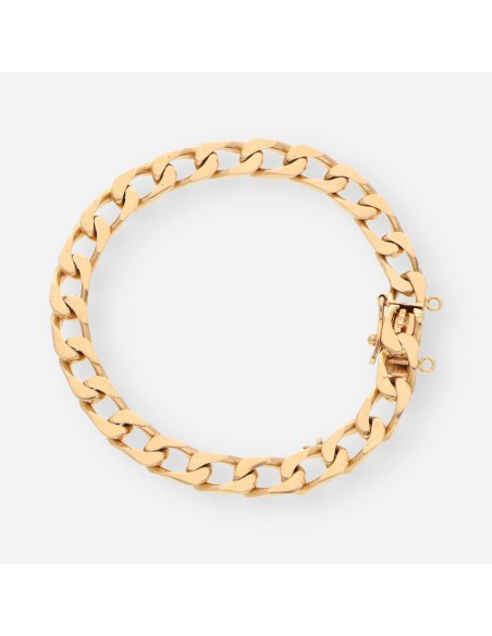 Pulsera oro barbada