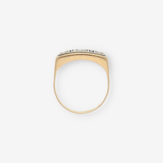 Anillo en oro 18kt con brillantes
