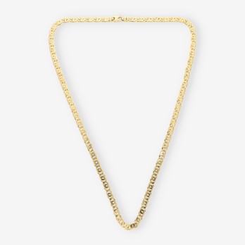 Cadena plana oro