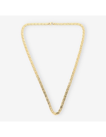 Cadena plana oro