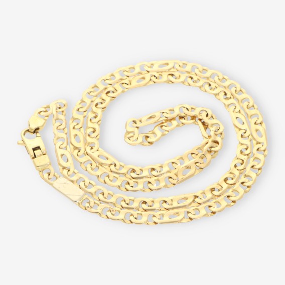 Cadena plana oro