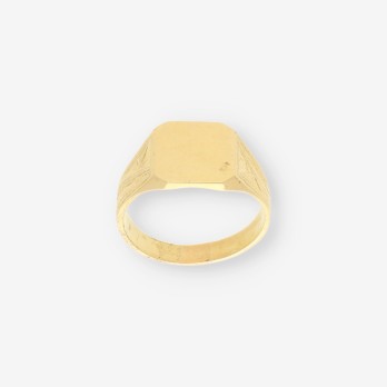 Anillo sello oro 2