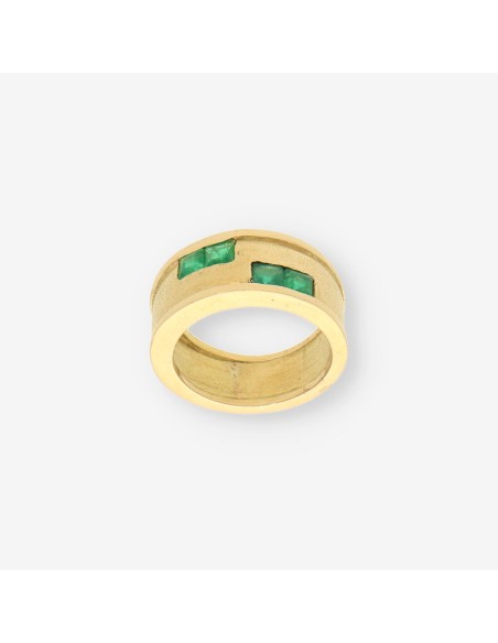 Anillo Esmeralda y oro