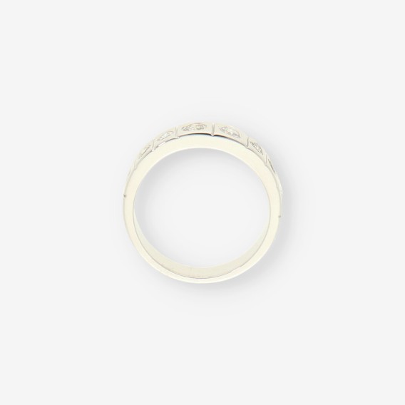 1/2  alianza oro bl. y brillantes