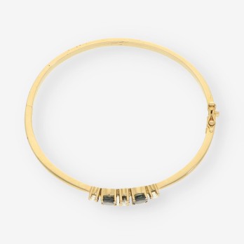 Esclava zafiro oro y brillantes 2