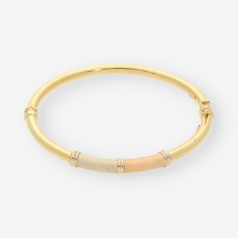 Esclava oro mate y oro pulido