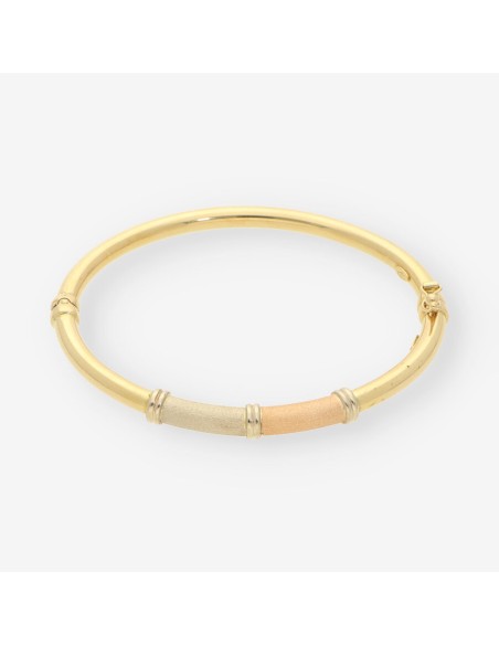 Esclava oro mate y oro pulido