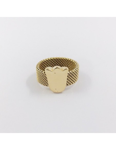 Anillo Tous con tulipÃ¡n en oro 18kt