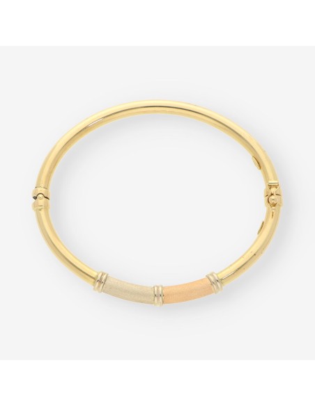 Esclava oro mate y oro pulido