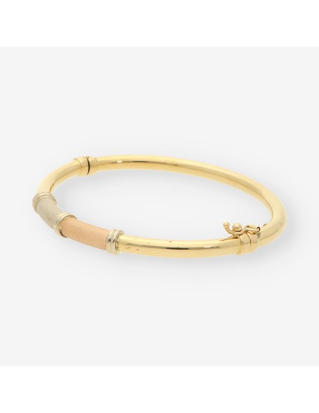 Esclava oro mate y oro pulido