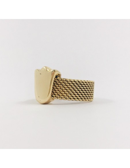 Anillo Tous con tulipÃ¡n en oro 18kt