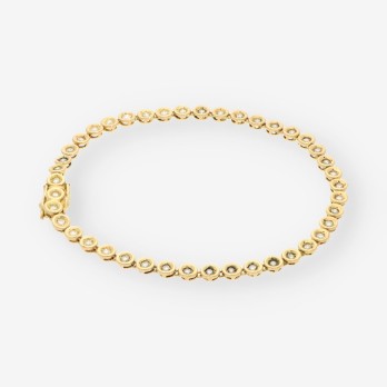 Pulsera Riviere oro y brillantes
