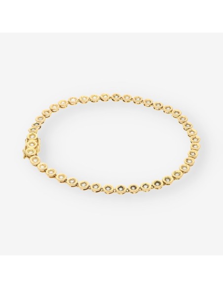 Pulsera Riviere oro y brillantes