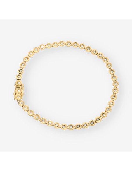 Pulsera Riviere oro y brillantes