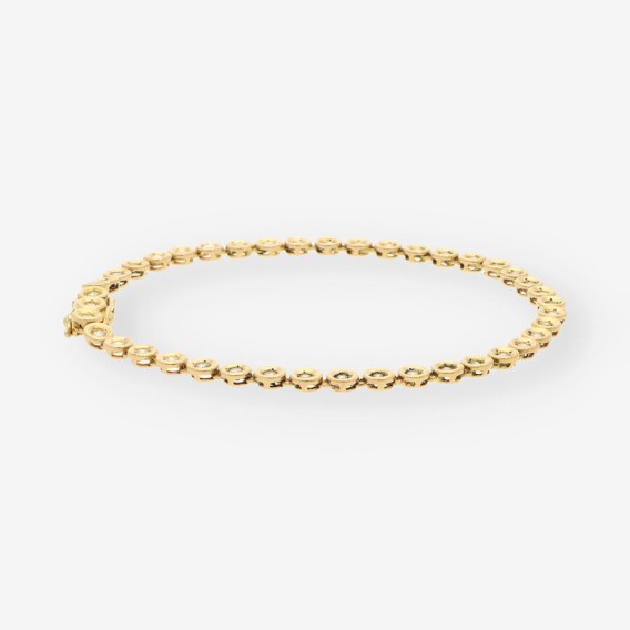 Pulsera Riviere oro y brillantes