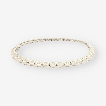 Riviere oro blanco y brillantes