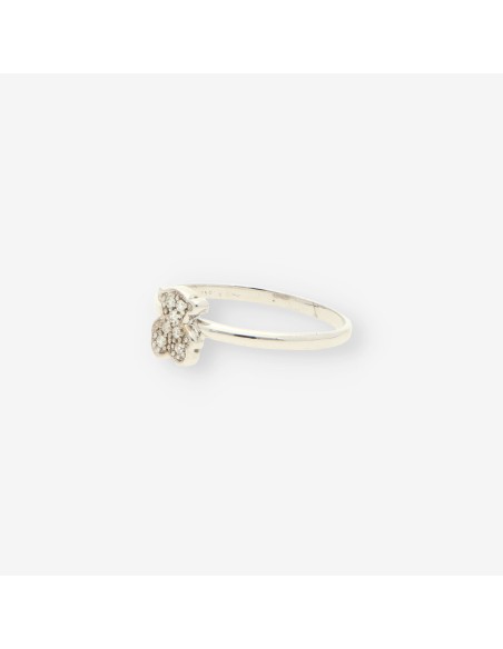 Anillo oso oro bl. y brillantes TOUS