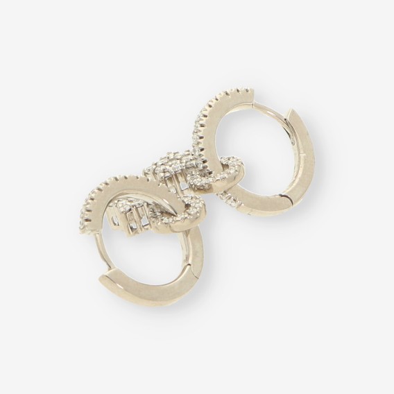 Pendientes oro bl. aro estrella y bri.