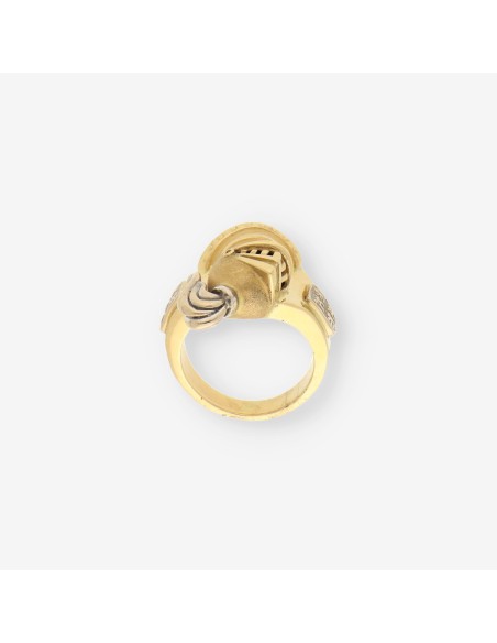 Anillo armadura oro