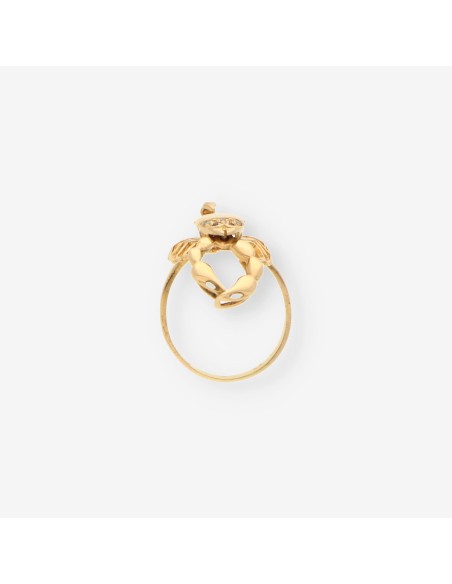 Anillo escorpiÃ³n oro